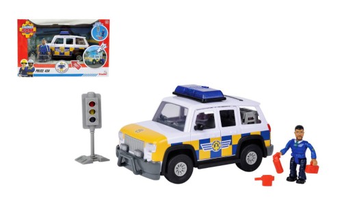 Strażak Sam Jeep policyjny z figurką - Simba