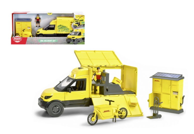 CITY Zestaw z pojazdem DHL - Simba