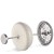 Kafeteria tłokowa, porcelana, 1,0 l (8 filiżanek), śred. 10 x 23 cm, biała