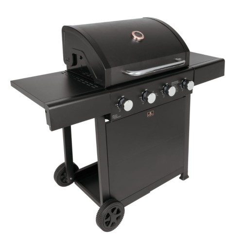Grill gazowy ogrodowy XXL BerlingerHaus z rusztem żeliwnym BH-8605
