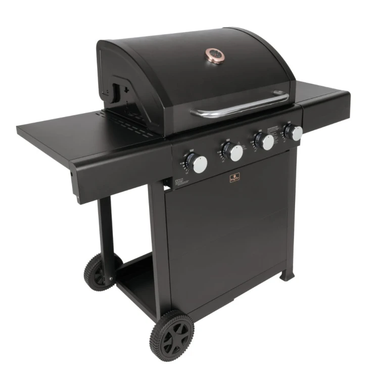 Grill gazowy ogrodowy XXL BerlingerHaus z rusztem żeliwnym BH-8605