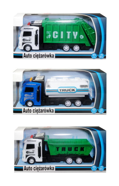 Auto w polskim opakowaniu ze światłem i dźwiękiem - SWEDE