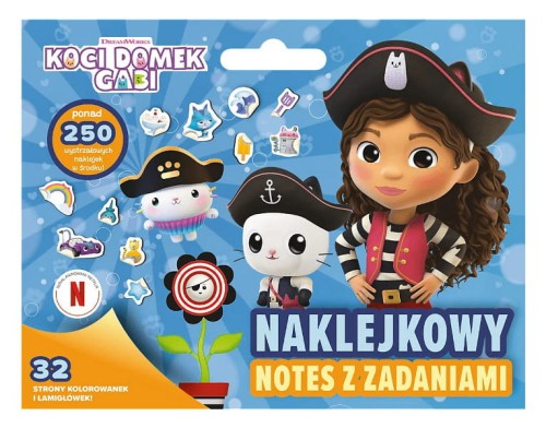 Koci Domek Gabi. Naklejkowy napis z zadaniami - Trefl