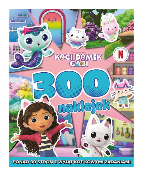 Koci Domek Gabi. 300 naklejek - Trefl