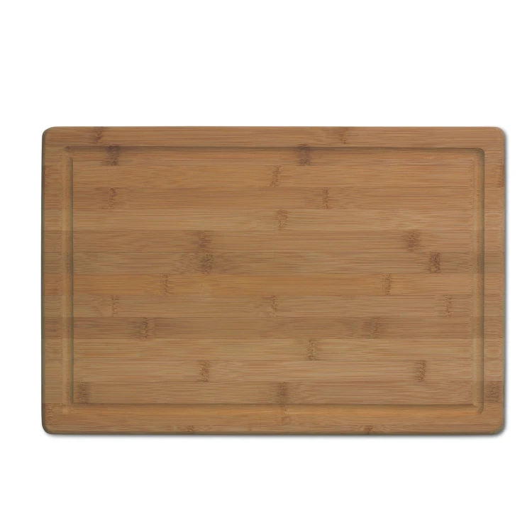 Deska do krojenia, bambus, 45,5x30,5 cm, ciemna
