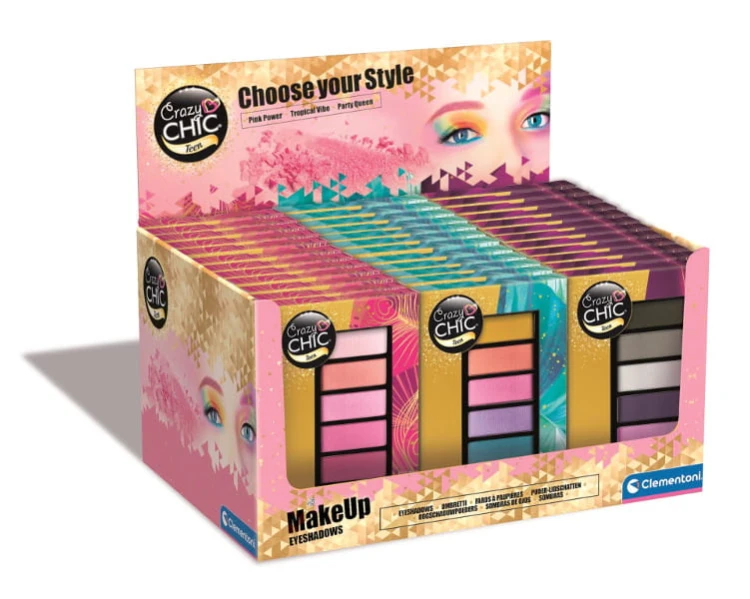 Crazy Chic Paletka z cieniami - CLEMENTONI