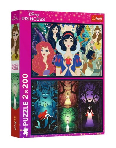 Puzzle 2x200 Czarujące księżniczki - Trefl