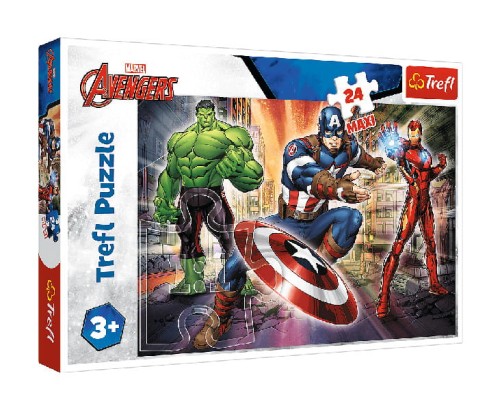 Puzzle 24 Maxi W świecie Avengersów - Trefl