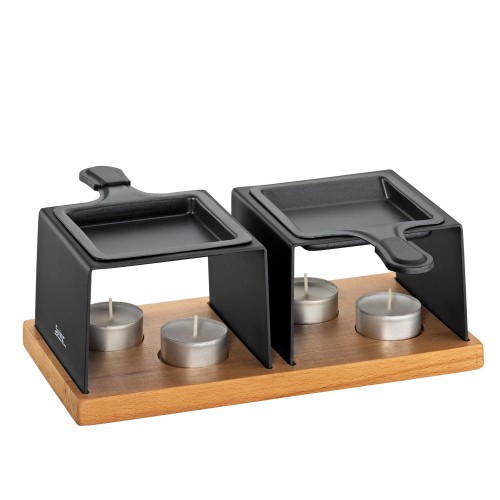 mini-raclette na tealight dla 2 osób, 24,5 x 12,5 x 8 cm