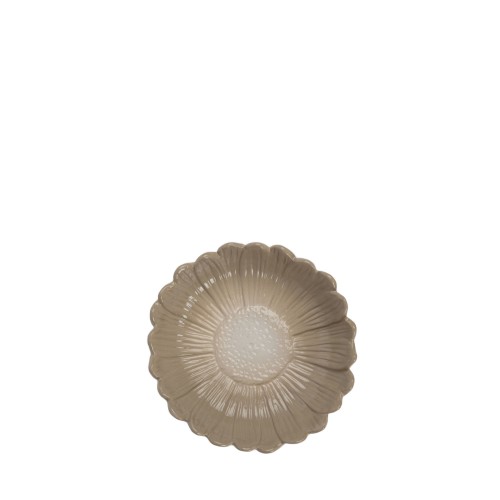 Talerz głęboki, dolomit, śred. 20x 5 cm, beżowy