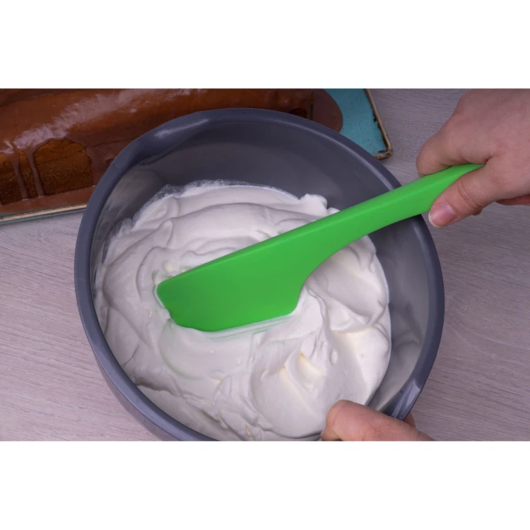 Szpatułka kuchenna, silikon, 28 cm, zielona
