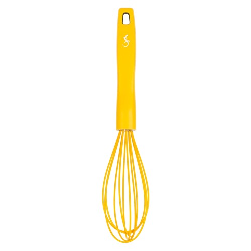 Wąska trzepaczka, silikon, 28 cm, żółta