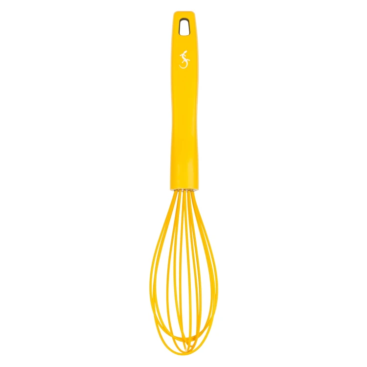 Wąska trzepaczka, silikon, 28 cm, żółta