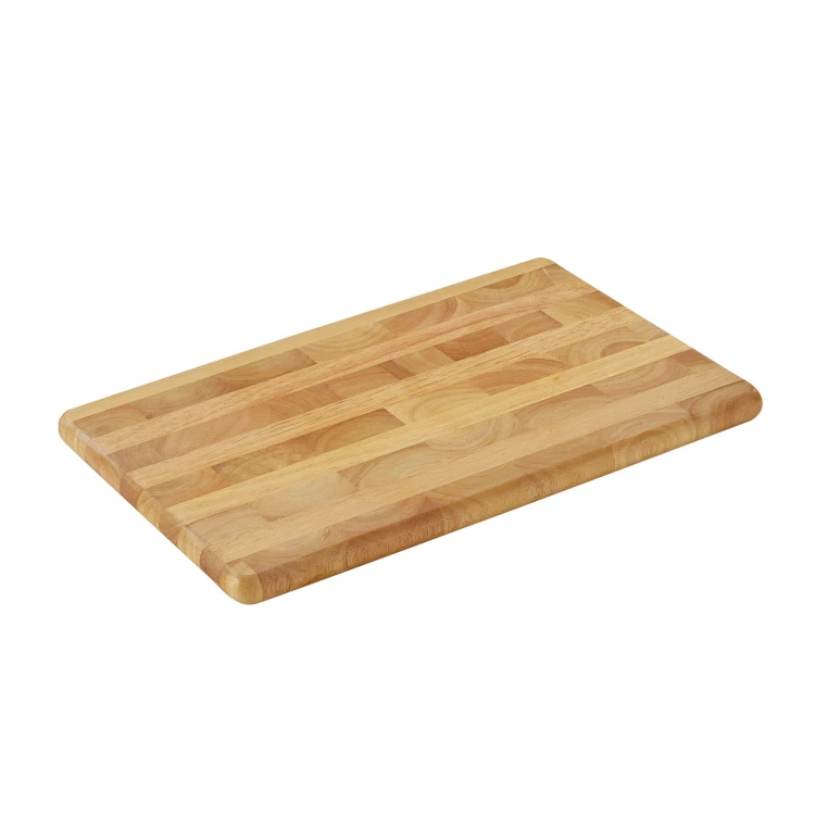 Deska do krojenia typu end grain, kauczukowiec, 45x30x2 cm