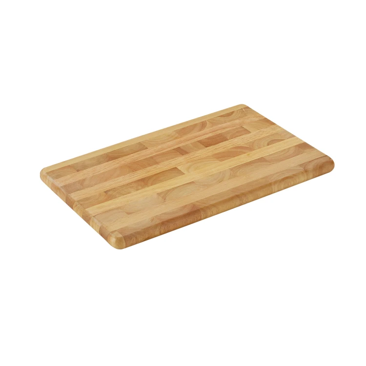 Deska do krojenia typu end grain, kauczukowiec, 45x30x2 cm