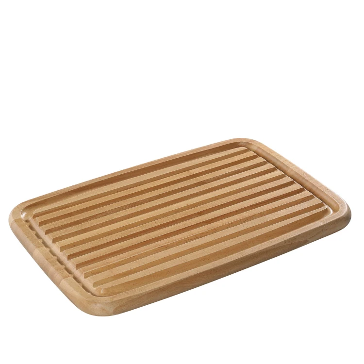 Deska do krojenia pieczywa, kauczukowiec, 42 x 27,5 x 2 cm