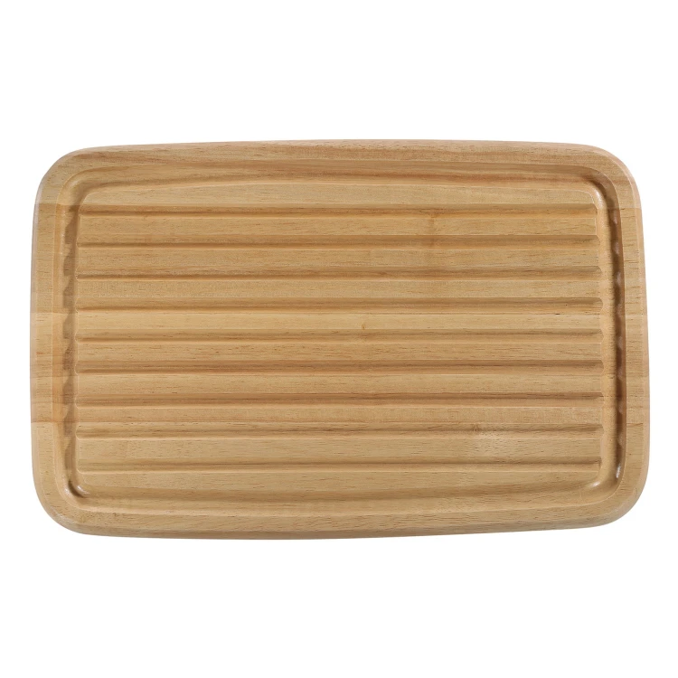 Deska do krojenia pieczywa, kauczukowiec, 42 x 27,5 x 2 cm