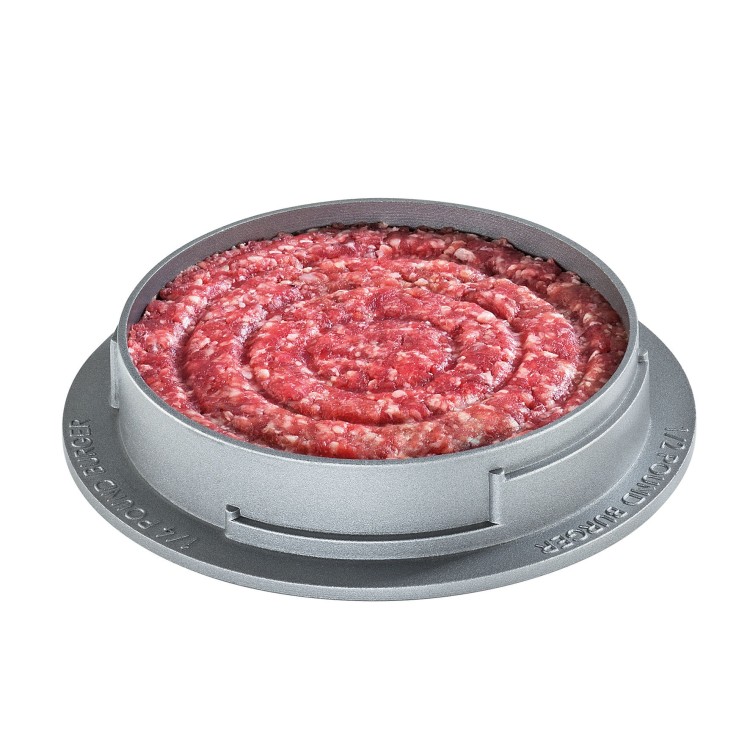Praska do hamburgerów, aluminium, śred. 11 cm