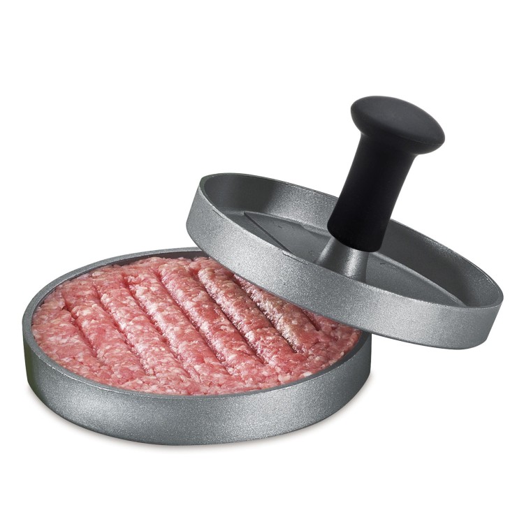Praska do hamburgerów, aluminium, śred.12 cm