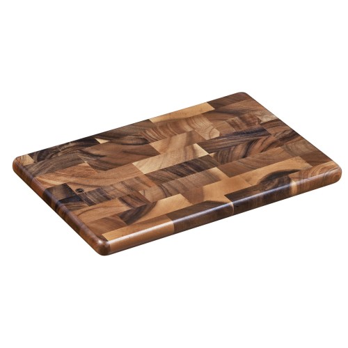 deska do krojenia typu end grain, akacja, 36x23x2 cm