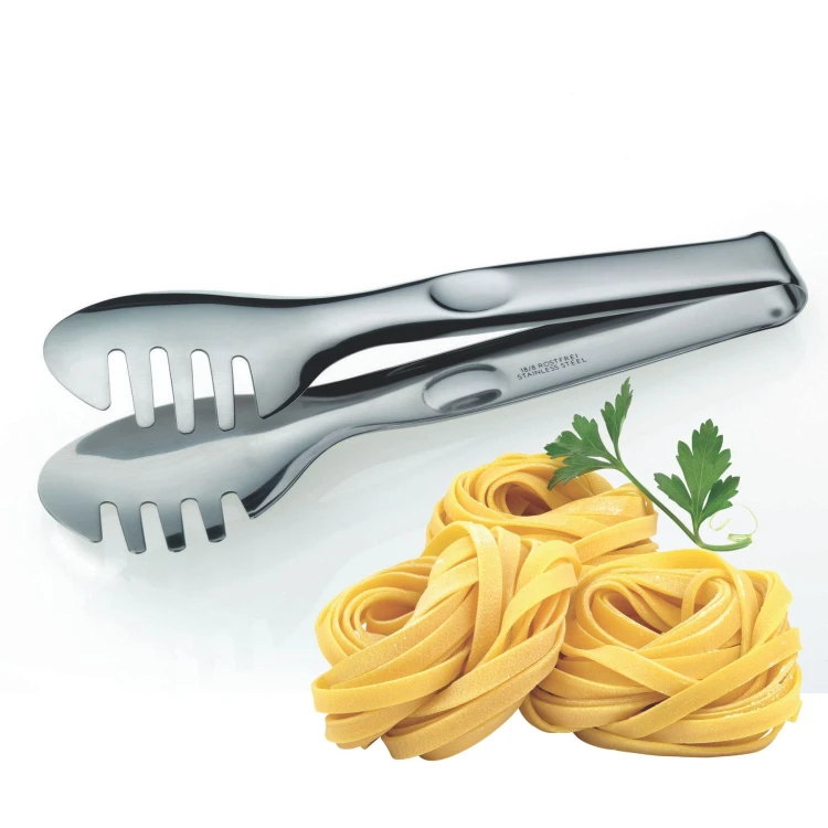 Szczypce do spaghetti, stalowe, 22,5 cm