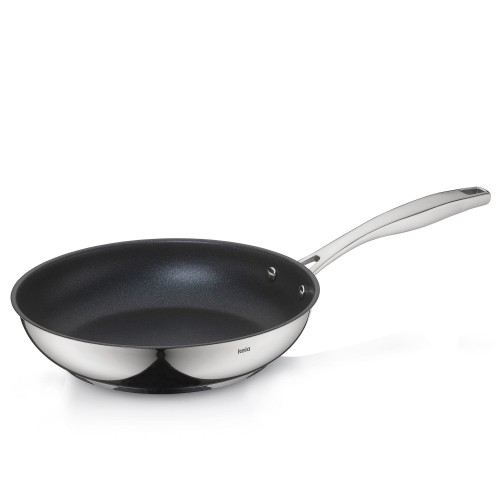 Patelnia z powłoką nieprzywierającą, stal nierdzewna 18/10, śred. 24 cm