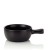 Rondel do fondue serowego, śred. 22,5 x 10 cm, czarny