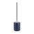 Ceramiczny zestaw do WC, śred.10,5 cm, wys.46 cm, granatowy