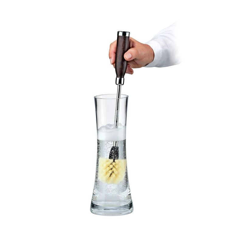 Szczotka do mycia karafek, tworzywo sztuczne/bambus karbonizowany, 34 cm
