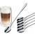 Łyżeczki do latte macchiato, 6 szt., stal nierdzewna, 20 cm