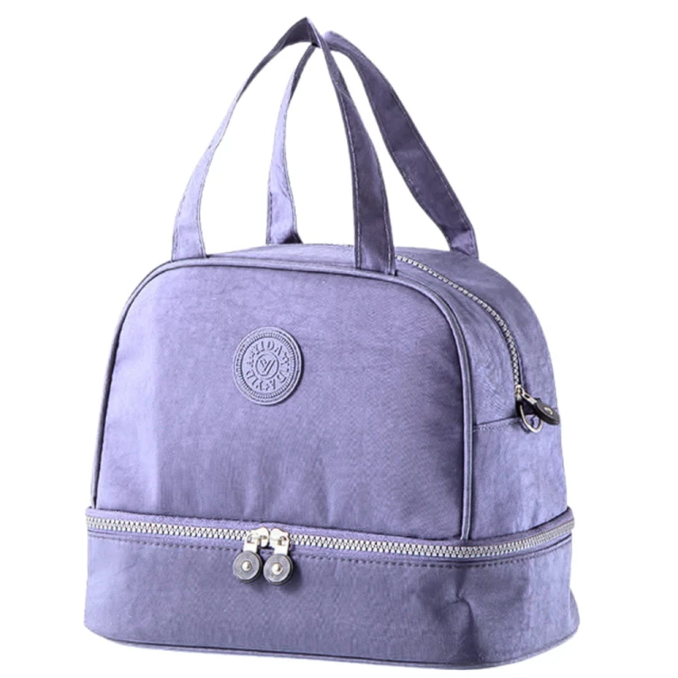 Torba Termiczna Izolacyjna Śniadaniowa Pas z Regulacją Fioletowa 27cm