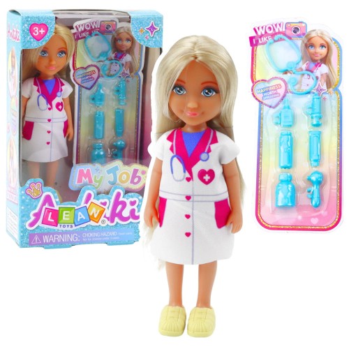 Zestaw Mini Laleczka Ankiki Lekarz Z Akcesoriami Do Leczenia