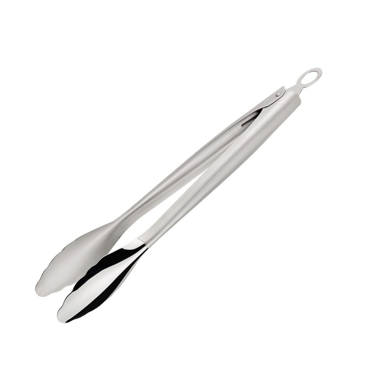 Szczypce do grilla, stalowe, 34,5 cm