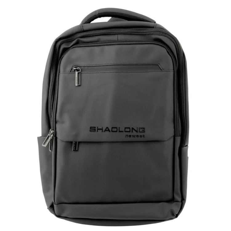 Plecak Miejski Biznesowy USB Kieszeń Na Laptopa Czarny 16L 41cm