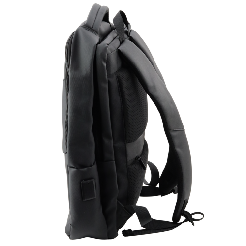 Plecak Miejski Biznesowy USB Kieszeń Na Laptopa Czarny 16L 41cm