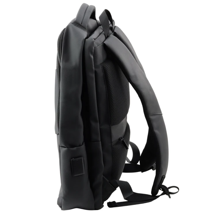 Plecak Miejski Biznesowy USB Kieszeń Na Laptopa Czarny 16L 41cm