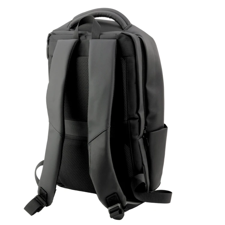Plecak Miejski Biznesowy USB Kieszeń Na Laptopa Czarny 16L 41cm