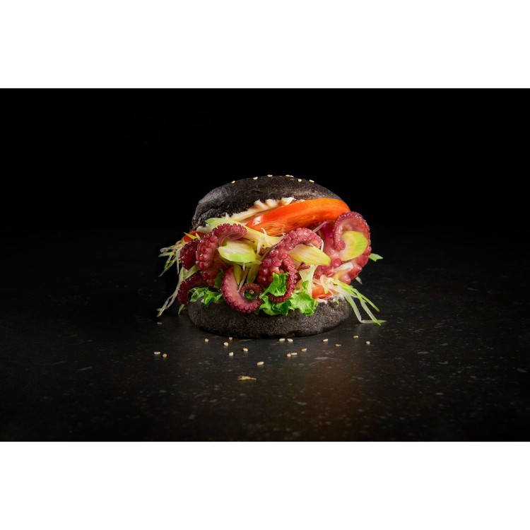 Forma na bułki do hamburgerów, silikon, śred. 8,5 cm, 28,5 x 19 x 3 cm