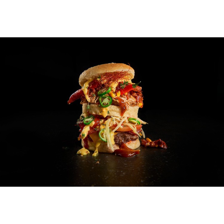 Forma na bułki do hamburgerów, silikon, śred. 8,5 cm, 28,5 x 19 x 3 cm