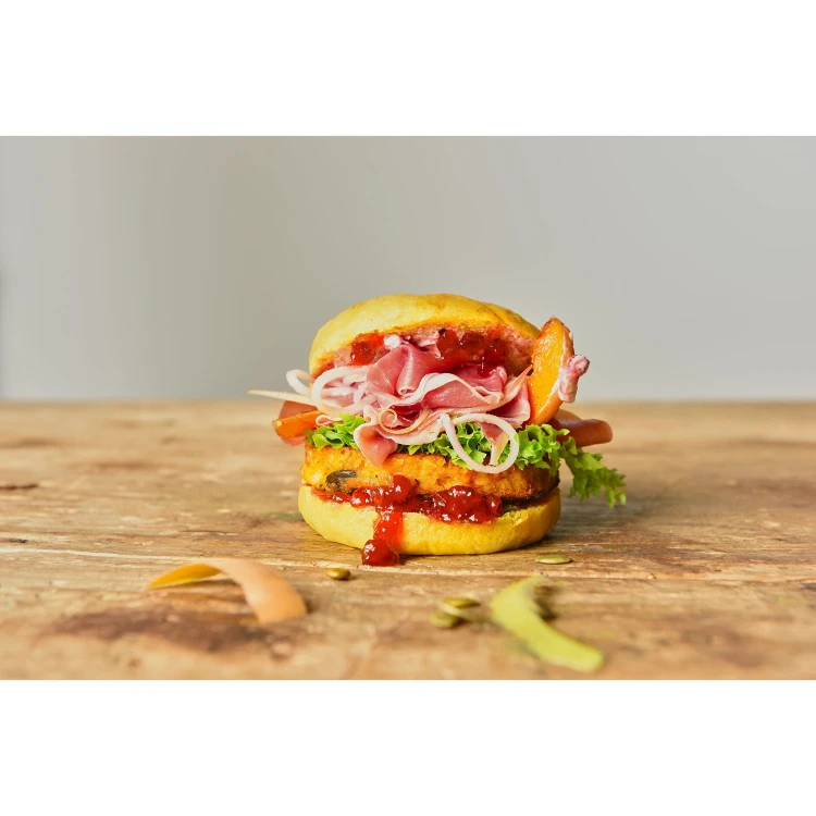 Forma na bułki do hamburgerów, silikon, śred. 10 cm, 33 x 22 x 3 cm