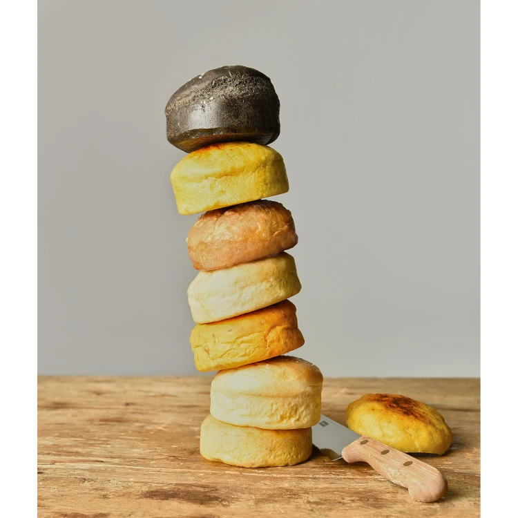 Forma na bułki do hamburgerów, silikon, śred. 10 cm, 33 x 22 x 3 cm