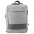 Plecak Miejski Biznesowy USB Przegroda Środkowa Szary 14L 40cm