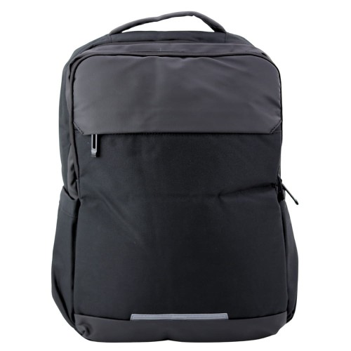 Plecak Miejski Biznesowy USB Kieszeń na Laptopa Czarny 16L 45cm