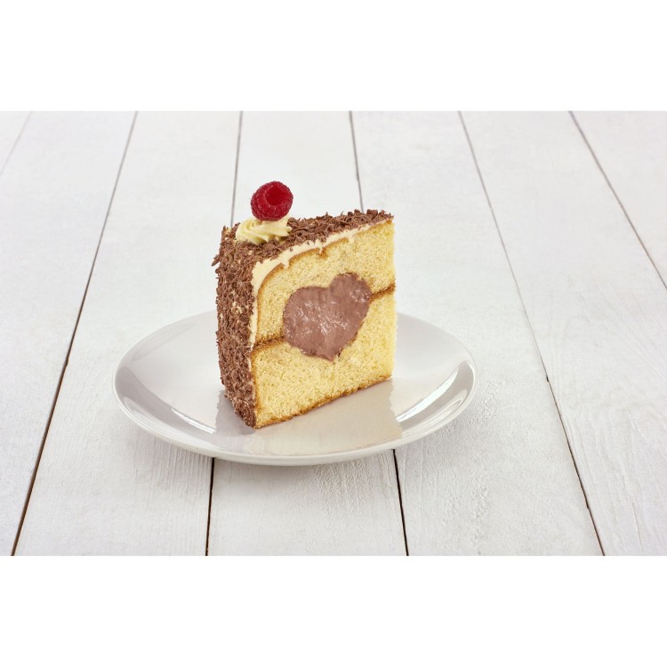 Forma na tort z sercem, 2 el., silikon, śred. 21 cm