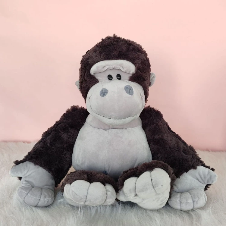 Pluszowa Maskotka Przytulanka Goryl Ciemnoszary 22cm