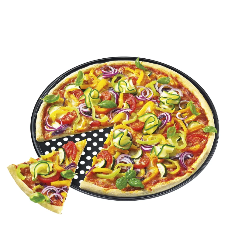 Forma do pizzy, blacha stalowa, śred. 36 cm
