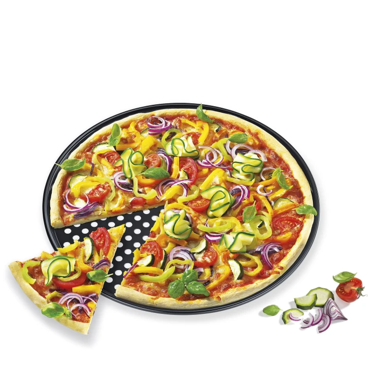 Forma do pizzy, blacha stalowa, śred. 36 cm