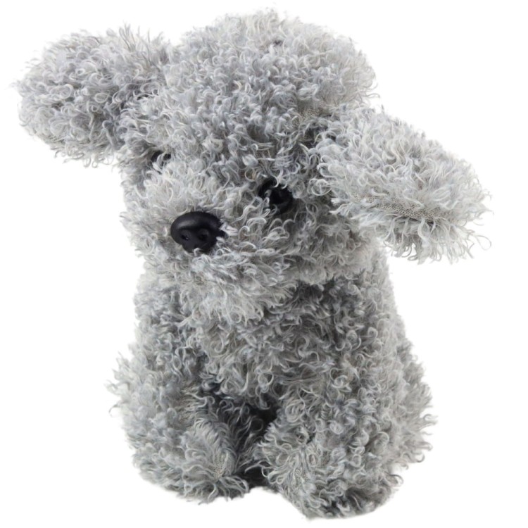 Pluszowa Maskotka Przytulanka Piesek Pudel Miniaturowy Szary 20cm