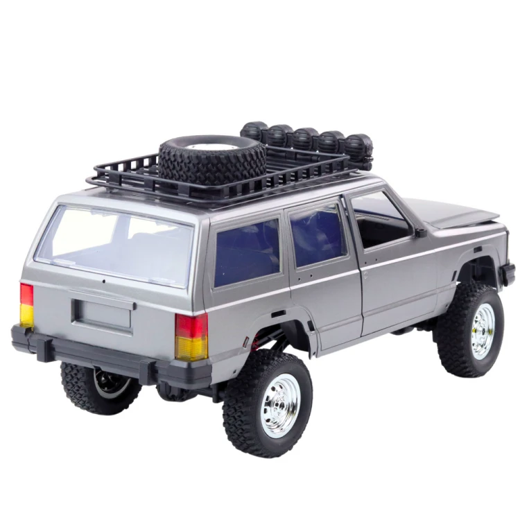 Samochód Terenowy MN78 Zdalnie Sterowany RC Napęd 4x4 Srebrny 1:12